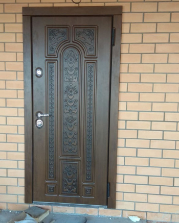 Фото двери с порошком №2