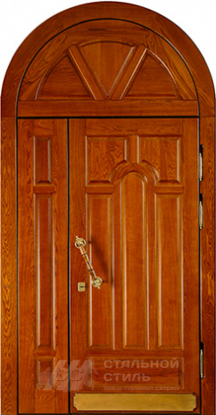 Дверь «Парадная дверь №10» c отделкой Массив дуба