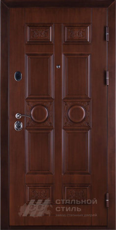 Дверь «Парадная дверь №383» c отделкой Массив дуба