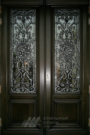Дверь «Парадная дверь №12» c отделкой Массив дуба